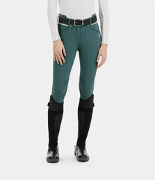 Produktbild von Horse Pilot Reithose X-Design Damen Mid Grip Grün XS wasserabweisend Öko-Tex