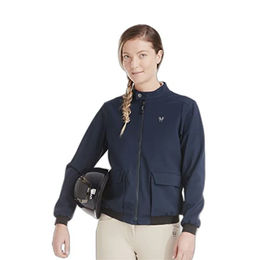 Horse Pilot Reitjacke für Damen in Blau wasserabweisend Größe L – Bild 1 von 7