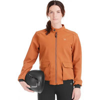 Produktbild von Horse Pilot Reitjacke für Damen mit Reißverschluss wasserabweisend Braun Orange XL