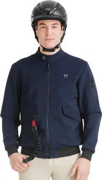 Produktbild von Horse Pilot Reitjacke für Herren mit Reißverschluss wasserabweisend Blau Größe XS