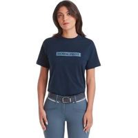 Produktbild von Horse Pilot Reitshirt für Damen aus GOTS-Baumwolle Blau XS