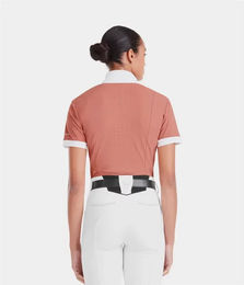 Produktbild von Horse Pilot Reitshirt Monica Damen kurzarm Orange Bunt XS OEKO-TEX Standard 100