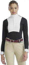 Produktbild von Horse Pilot Reitshirt Monica Damen Langarm Schwarz Größe M