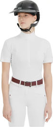 Produktbild von Horse Pilot Reitshirt Monica für Damen in Weiß Grösse 2XS Oeko-Tex zertifiziert
