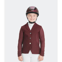 Produktbild von Horse Pilot Reitturnierjacke Aeromesh für Mädchen in Rot für den Sommer