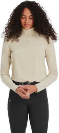 Produktbild von Horse Pilot Sunrise Reitshirt für Damen in Beige mit langen Ärmeln und OEKO-TEX Standard 100