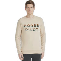 Produktbild von Horse Pilot Sweatshirt für Herren aus Bio-Baumwolle Beige Größe L