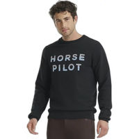 Produktbild von Horse Pilot Sweatshirt für Herren aus Bio-Baumwolle Schwarz XL