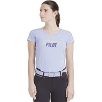 Produktbild von Horse Pilot T-Shirt für Damen aus GOTS-Baumwolle Lila 2XS