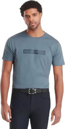 Produktbild von Horse Pilot T-Shirt für Herren aus Baumwolle Blau OEKO-TEX Standard 100 Größe M