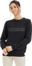 Horse Pilot Team Sweatshirt für Damen in Blau oder Schwarz Größe M – Bild 1 von 4
