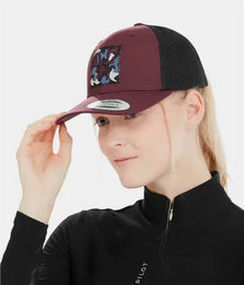 Produktbild von Horse Pilot Trucker Cap Unisex Lila OEKO-TEX Standard 100