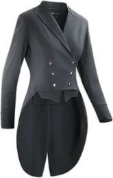Produktbild von Horse Pilot Turnierjacket für Damen in Grau oder Schwarz Größe 38