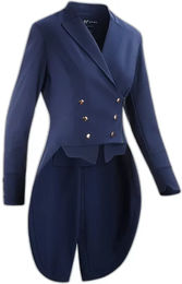 Produktbild von Horse Pilot Turnierjacket Reitfrack lang für Damen in Blau Größe 36