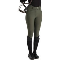 Produktbild von Horse Pilot X Perform Iconic Reithose für Damen in Grün mit Mid-Grip und formendem ergonomischem Schnitt