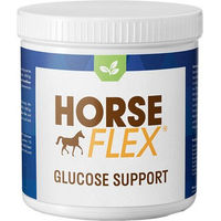 Produktbild von HorseFlex Glucose Support Ergänzungsfutter für Pferde zur Unterstützung des Stoffwechsels 600 g