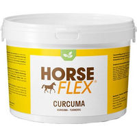 Produktbild von HorseFlex Kurkuma Ergänzungsfutter für Pferde als Pulver zur Unterstützung von Gelenken, Haut, Fell und Verdauung 2,4 kg