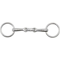 Produktbild von HorseGuard 2-Ring Gebiss für Pferde aus Edelstahl in Silber