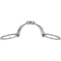 Produktbild von HorseGuard 2-Ring Gebiss für Pferde aus Metall in Silber