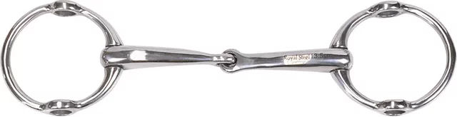 Produktbild von HorseGuard 2-Ring Gebiss Gag aus Edelstahl in Silber für Pferde
