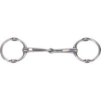 Produktbild von HorseGuard 2-Ring Gebiss Gag aus Edelstahl in Silber für Pferde