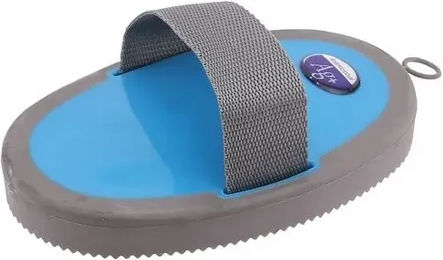HorseGuard AG+ Softgrib Gummistriegel für Pferde in Blau – Bild 1 von 2