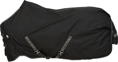 Produktbild von HorseGuard Aron 600D Outdoor-Pferdedecke aus Nylon in Schwarz