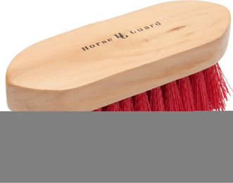 Produktbild von HorseGuard Bürste für Kurzhaar-Pferde aus Holz in Rot