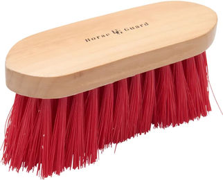 Produktbild von HorseGuard Bürste für Kurzhaar-Pferde aus Holz in Rot