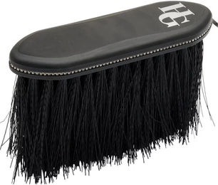 Produktbild von HorseGuard Carat Dandy Pferdebürste aus Kunststoff in Silber-Schwarz