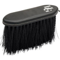 Produktbild von HorseGuard Carat Dandy Pferdebürste aus Kunststoff in Silber-Schwarz
