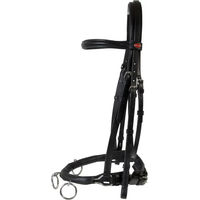 Produktbild von HorseGuard Caveçon für Ponys aus Leder in Schwarz
