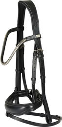 Produktbild von HorseGuard Cryll 26.1 Trense für Pferde in Schwarz aus Leder