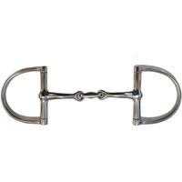 Produktbild von HorseGuard D-Trense für Pferde aus Edelstahl in Silber