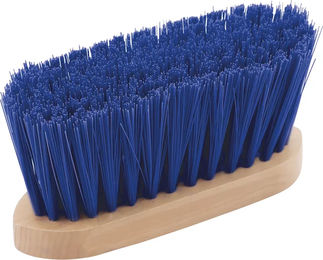 Produktbild von HorseGuard Dandy Pferdestopfen Bürste aus Holz in Blau