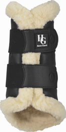Horseguard Dressurgamaschen 2er Set mit im Lammfell in Navy Blau Größe XL/WB – Bild 1 von 2