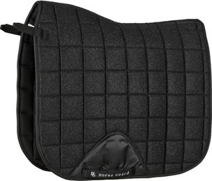 Produktbild von HorseGuard Dressurmatte aus Glitzergittermasche für Pferde 16 Zoll Schwarz