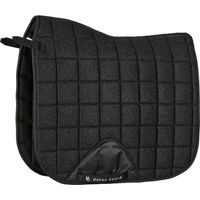 Produktbild von HorseGuard Dressurmatte aus Glitzergittermasche für Pferde 16 Zoll Schwarz