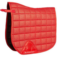 Produktbild von HorseGuard Dressurmatte aus Glitzergittermasche für Pferde 17 Zoll Rot