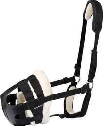 Produktbild von HorseGuard Easy Breathe Maulkorb für Ponys in Schwarz aus Kunststoff