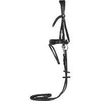 Produktbild von HorseGuard Ergo Light Zaumzeug aus Leder in Schwarz Full