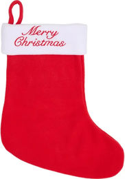 HorseGuard Fleece-Socken Christmas Unisex Weiß Rot aus Polyester – Bild 1 von 1
