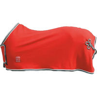 Produktbild von HorseGuard Fleecedecke für Pferde mit Frontklappe in Rot