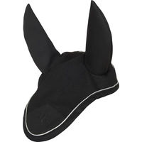 Produktbild von HorseGuard Fliegenhaube für Pferde Pony Neopren Schwarz Silber