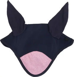 Produktbild von HorseGuard Fliegenhaube Shetty Glitter Nylon Silber Blau