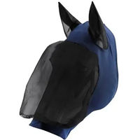 Produktbild von HorseGuard Fliegenmaske aus Lycra für Pferde in Schwarz oder Blau Größe S