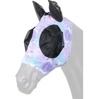 Produktbild von HorseGuard Fliegenmaske für Pferde Printed Bunt Rosa aus Stoff