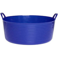 Produktbild von HorseGuard Futtereimer aus Kunststoff Blau Niedriger Eimer