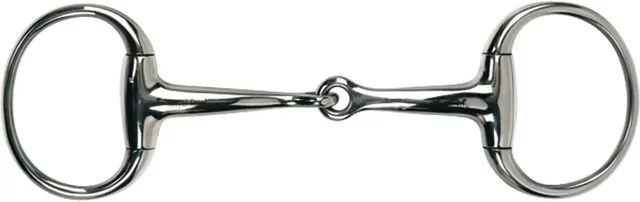 Produktbild von HorseGuard Gebiss Muffebid mit 2 Ringen aus Edelstahl in Silber für Pferde