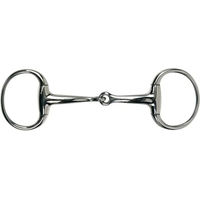 Produktbild von HorseGuard Gebiss Muffebid mit 2 Ringen aus Edelstahl in Silber für Pferde
